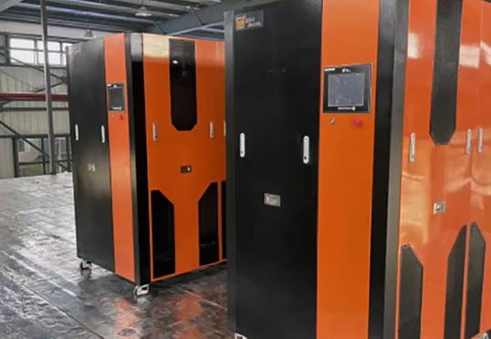 江蘇某大型合資電纜企業(yè)兩臺1.2噸邁迪升模塊爐